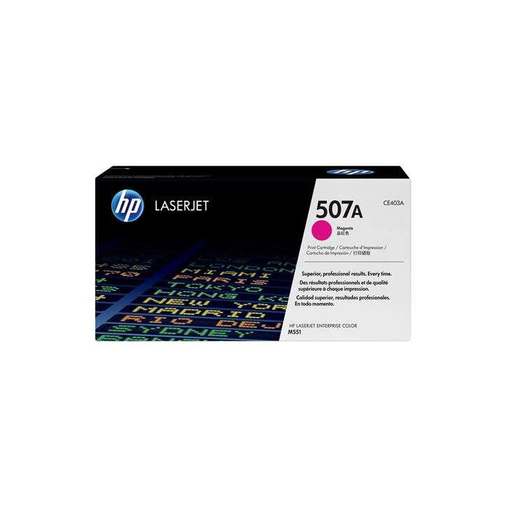 HP CE403A Magenta Cartucho de Toner Original - 507A