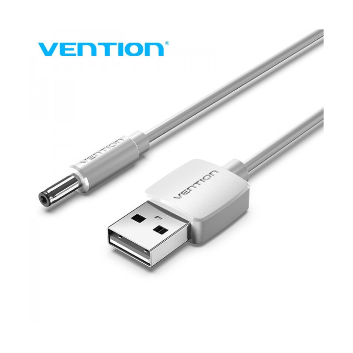 Vention Conversor USB Macho a DC 3.5mm Macho - 0.5m - Color Blanco