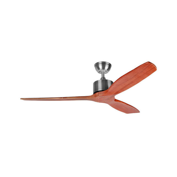 Orbegozo CF 98132 Ventilador de Techo - 3 Aspas de Madera Natural - Mando a Distancia - Temporizador - Potencia de 70W