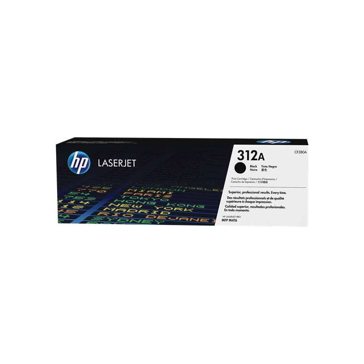 HP CF380A Negro Cartucho de Toner Original - 312A