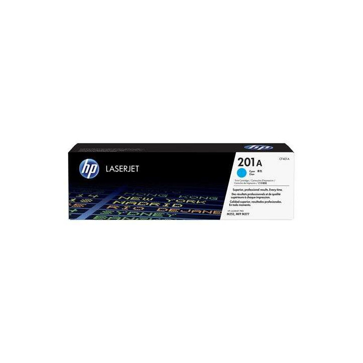 HP CF401A Cyan Cartucho de Toner Original - 201A