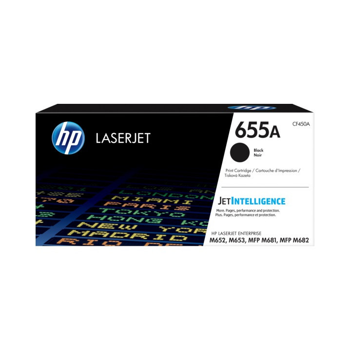HP CF450A Negro Cartucho de Toner Original - 655A