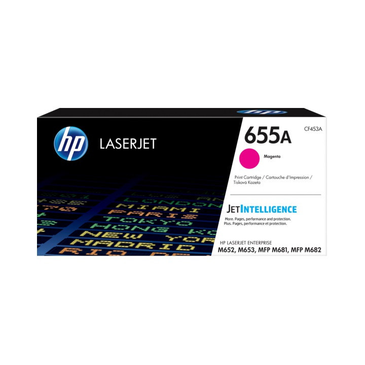 HP CF453A Magenta Cartucho de Toner Original - 655A