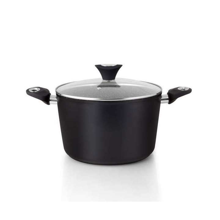 Orbegozo CFH 3020 Cacerola Honda Fundicook - 3.5L de Capacidad - Aluminio Forjado - Antiadherente - Facil Limpieza - Mango Ergo