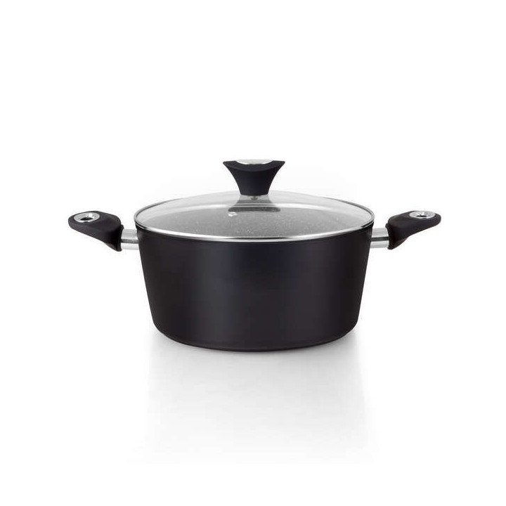 Orbegozo CFM 2024 Fundicook Cacerola de Aluminio Forjado con Capacidad de 5.09L - Antiadherente Libre de Pfoa - Mango Ergonomic