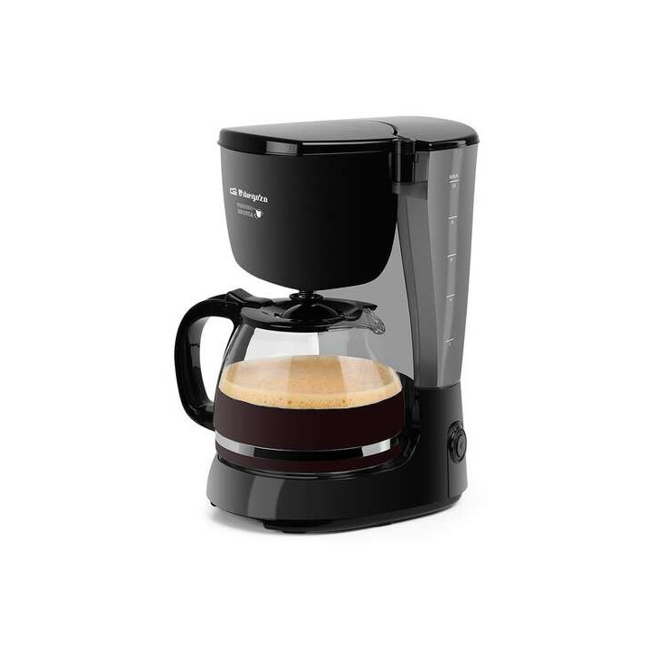 Orbegozo CG 4061 Cafetera de Goteo Ideal para Tertulias - Capacidad para 12 Tazas - Filtro Permanente - Jarra de Cristal - Apag