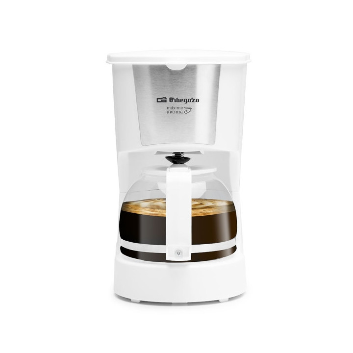 Orbegozo CG 4106 Cafetera de Goteo - Potencia 600W - Capacidad para 6 Tazas - Filtro Extraible y Proteccion Anti Goteo