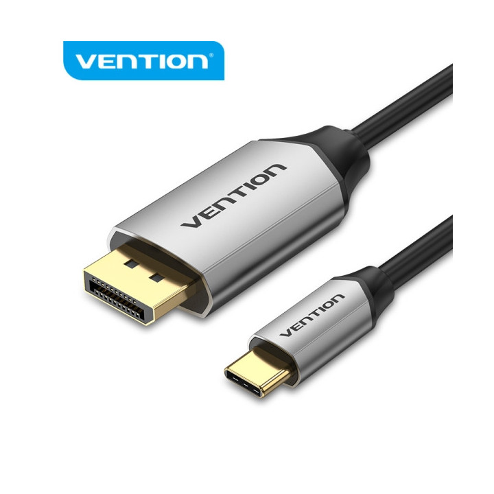 Vention Adaptador USB-C a DisplayPort - Conexion Estable y Rapida - Color Negro