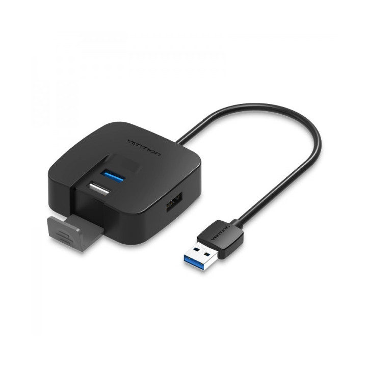 Vention HUB 4 en 1 de 1xUSB3.0 a 3xUSB2.0 - 0.15m - Color Negro