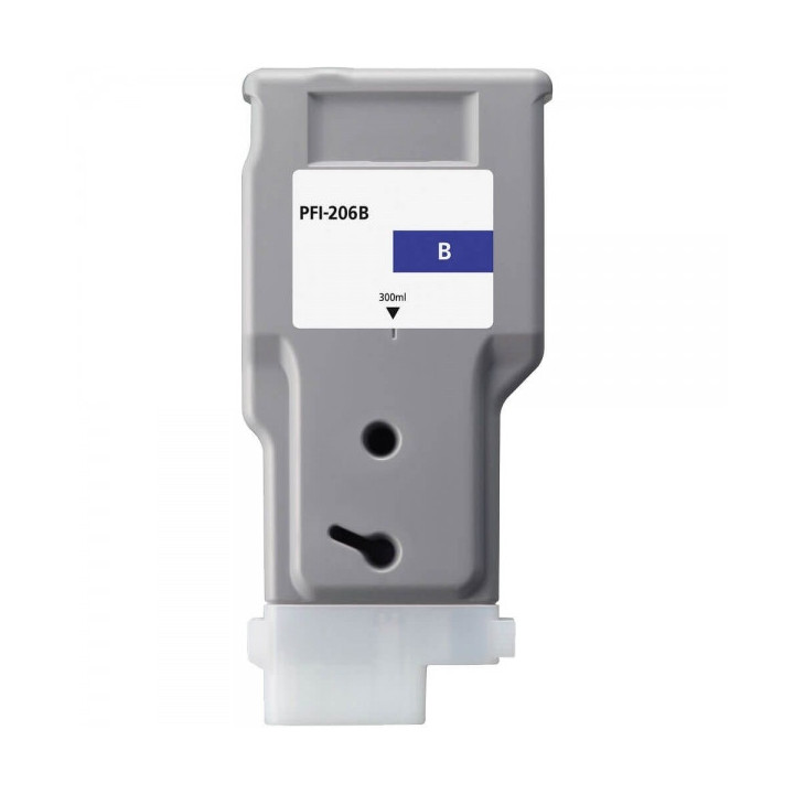 Canon PFI206 Azul Cartucho de Tinta Pigmentada Generico - Reemplaza PFI206B/5311B001