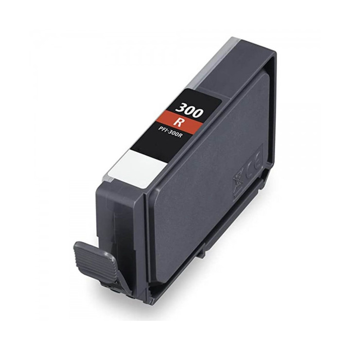 Canon PFI300 Rojo Cartucho de Tinta Pigmentada Generico - Reemplaza 4199C001/PFI300R