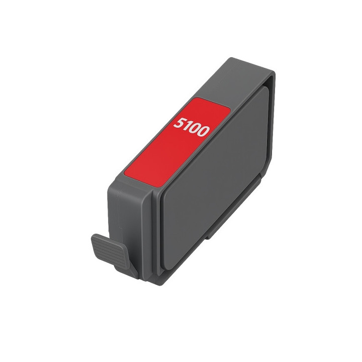 Canon PFI5100 Rojo Cartucho de Tinta Pigmentada Generico - Reemplaza PFI5100R/6958C001