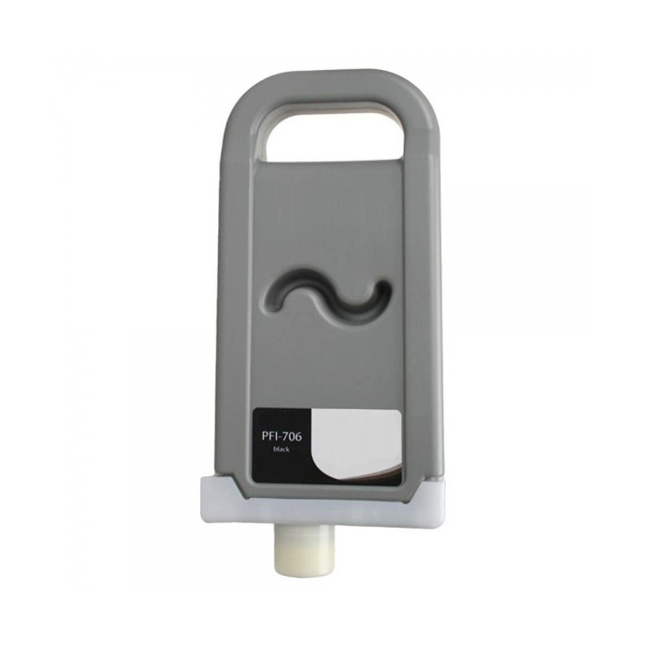 Canon PFI706 Negro Cartucho de Tinta Pigmentada Generico - Reemplaza 6681B001
