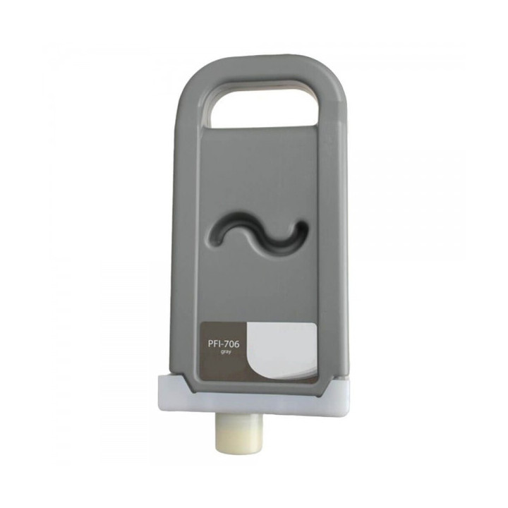 Canon PFI706 Gris Cartucho de Tinta Pigmentada Generico - Reemplaza 6690B001