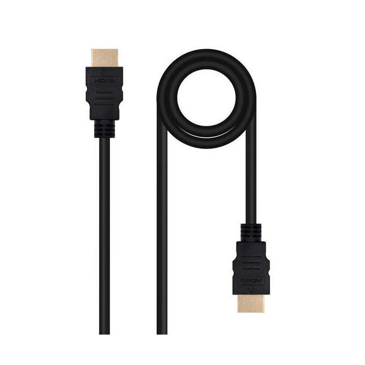 Nanocable Cable HDMI v2.0 Macho a HDMI v2.0 Macho 1m - 4K@60Hz 18Gbps - Color Negro