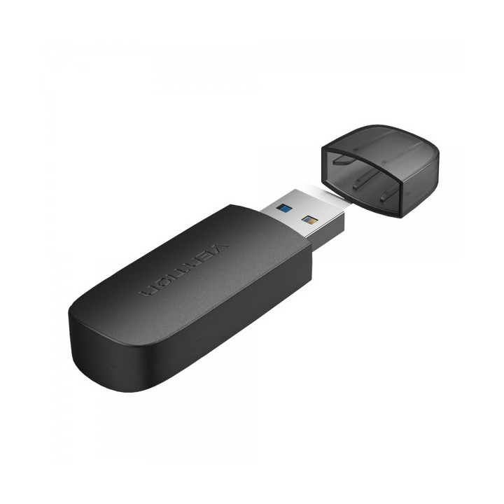 Vention Lector de Tarjetas Externo USB 3.0 - Color Negro