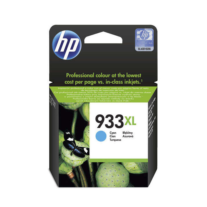 HP 933XL Cyan Cartucho de Tinta Original - CN054AE