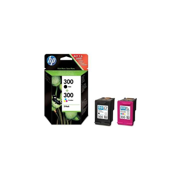 HP 300/901 Negro + Color Pack de 2 Cartuchos de Tinta Originales - CN637EE/SD519AE