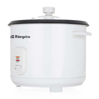 Orbegozo CO 3031 Cocedor de Arroz - Cocina Arroz sin Pegarse - Capacidad 1.8L - Vaporera Incluida - Apagado Automatico - Durabi