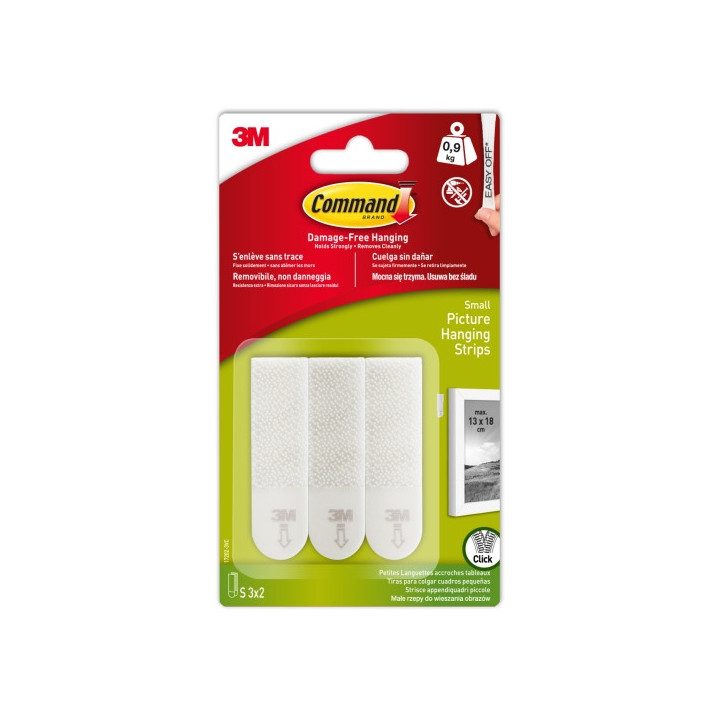 Command Tiras Adhesivas para Colgar Cuadros - Color Blanco