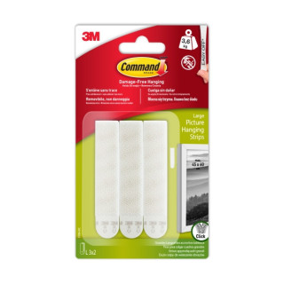 Command Tiras Adhesivas para Colgar Cuadros - Color Blanco