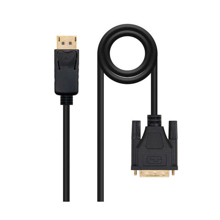 Nanocable Cable Conversor DisplayPort Macho a DVI Macho 2m - Color Negro