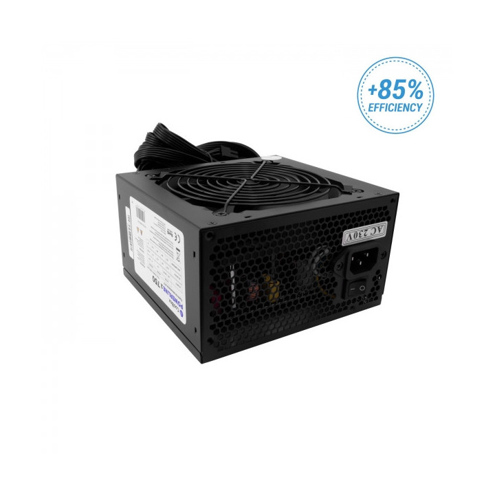 Coolbox FAPW2-750 Fuente de Alimentacion 750W ATX - PFC Activo - Eficiencia 85% - Ventilador 120mm