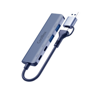 CoolBox HUB4 Lite USB-C/A - 2x USB-C