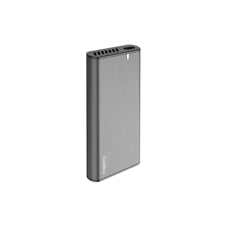 Coolbox MiniChase NS31 Carcasa Externa SSD M.2 NVMe/SATA - USB-C 3.2 Gen2 - Aluminio - Color Gris