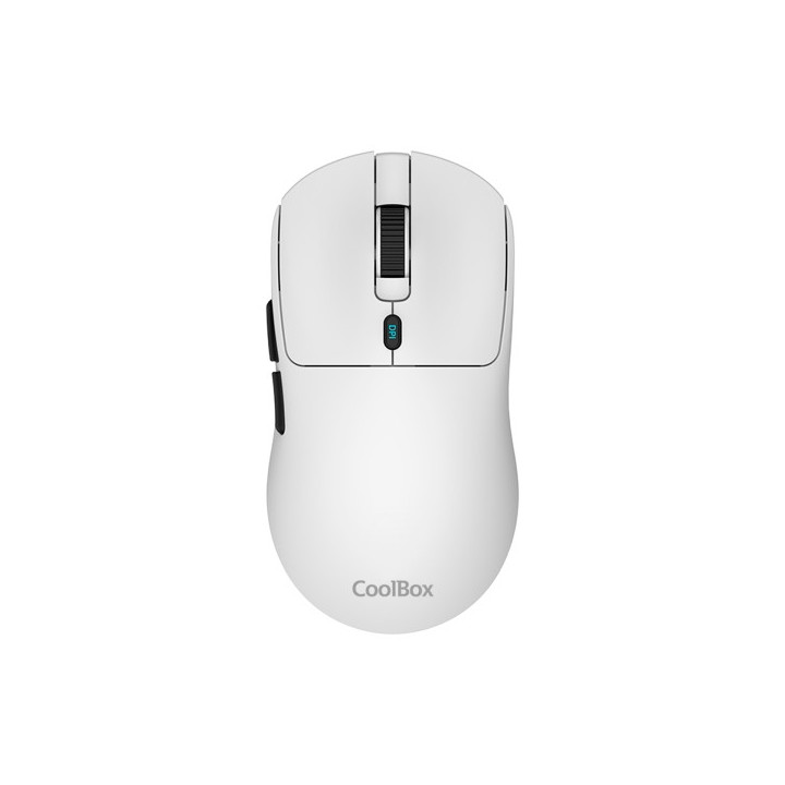 Coolbox W03 Raton Gaming Inalambrico 10000dpi - 7 Botones - Sensor Pixart 3325 - Color Blanco