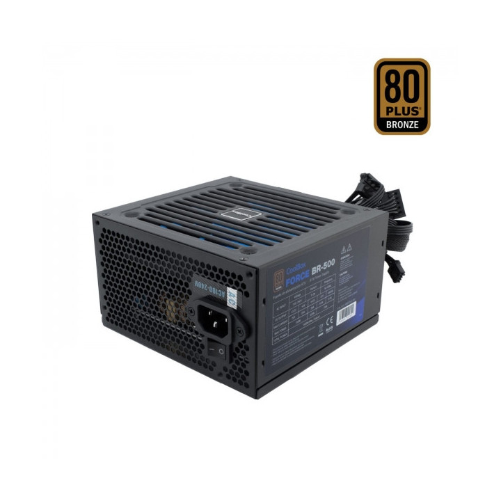 Coolbox PWEP500-85S 80 Plus Bronze Fuente de Alimentacion 500W ATX - PFC Activo - Ventilador 120mm