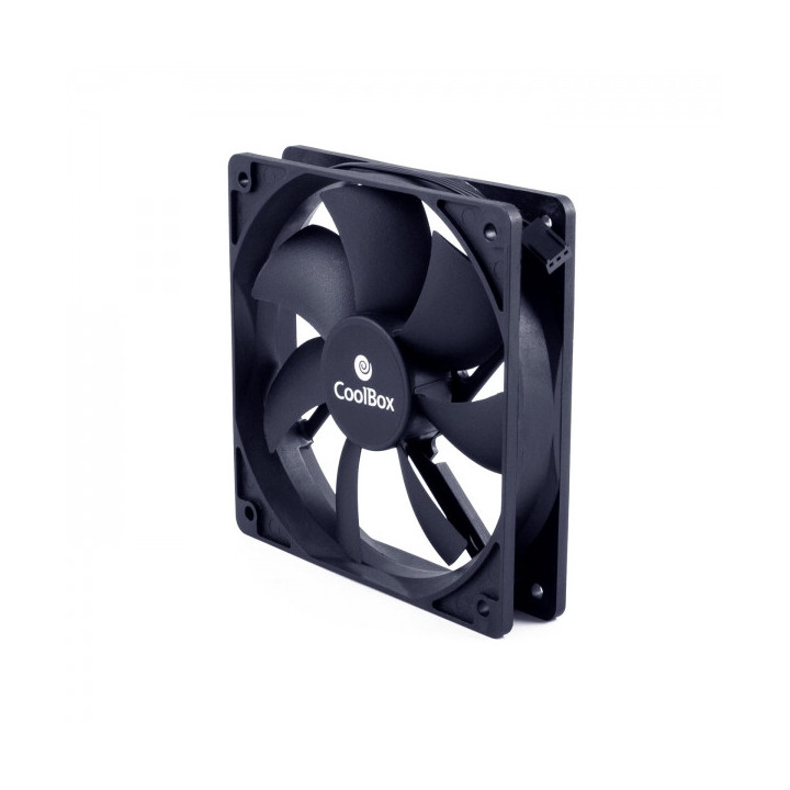Coolbox VAU120 Ventilador 120mm - Velocidad Max. 1500rpm - Color Negro