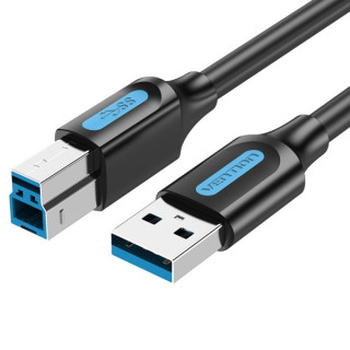 Vention Cable USB-A 3.0  a USB-B -0.5m - Color Negro