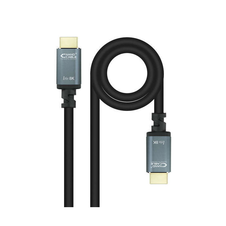 Nanocable Cable HDMI 2.1 Iris 8K A/M-A/M - 10m - Color Negro