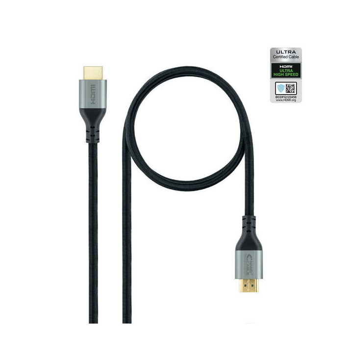 Nanocable Cable HDMI 2.1 Certificado Ultra HS M-M 1.5m - Color Negro