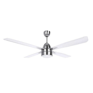 Orbegozo CP 71132 Ventilador de Techo Inoxidable - Potente y Decorativo - Sistema de Ventilacion Reversible - 3 Velocidades - M