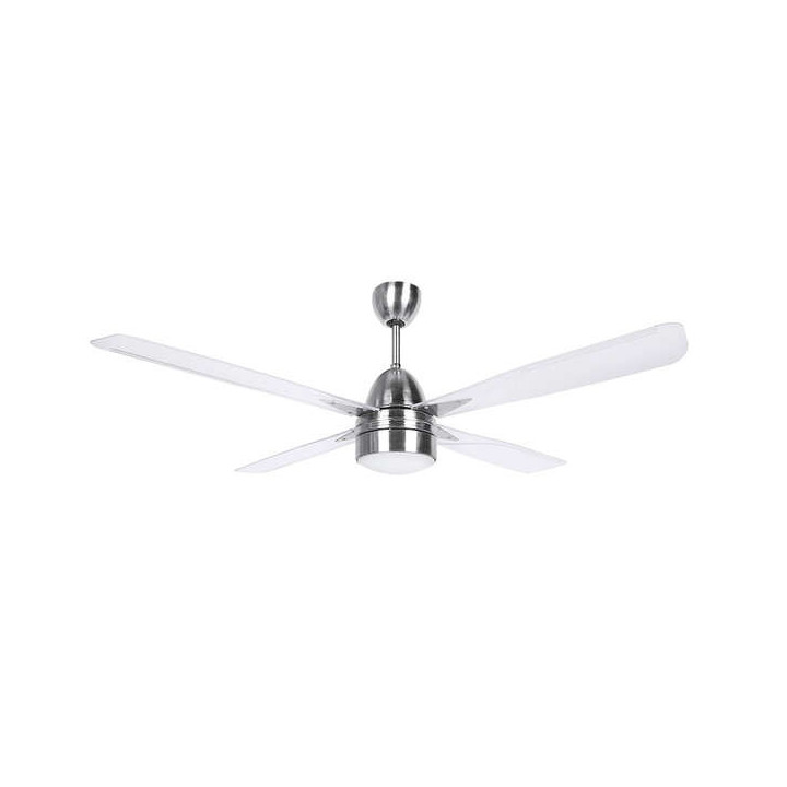 Orbegozo CP 71132 Ventilador de Techo Inoxidable - Potente y Decorativo - Sistema de Ventilacion Reversible - 3 Velocidades - M