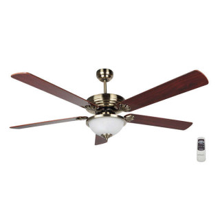 Orbegozo CP 80142 Ventilador de Techo Elegance - Silencioso y Potente - 5 Palas Reversibles - Mando a Distancia - Sistema de Ve