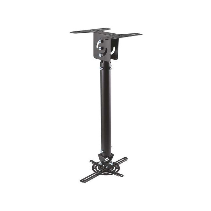 Aisens Soporte de Techo Universal Profesional Giratorio - Inclinable y Extensible para Proyector - Color Negro