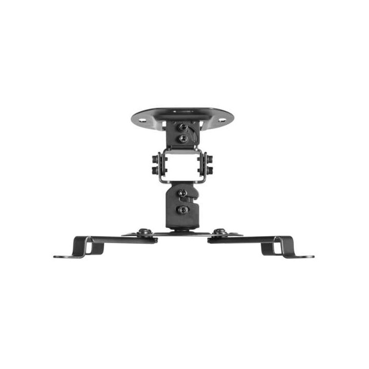 Aisens Soporte Universal Giratorio - Inclinable de Techo para Proyector - Hasta 13.5Kg - Color Negro