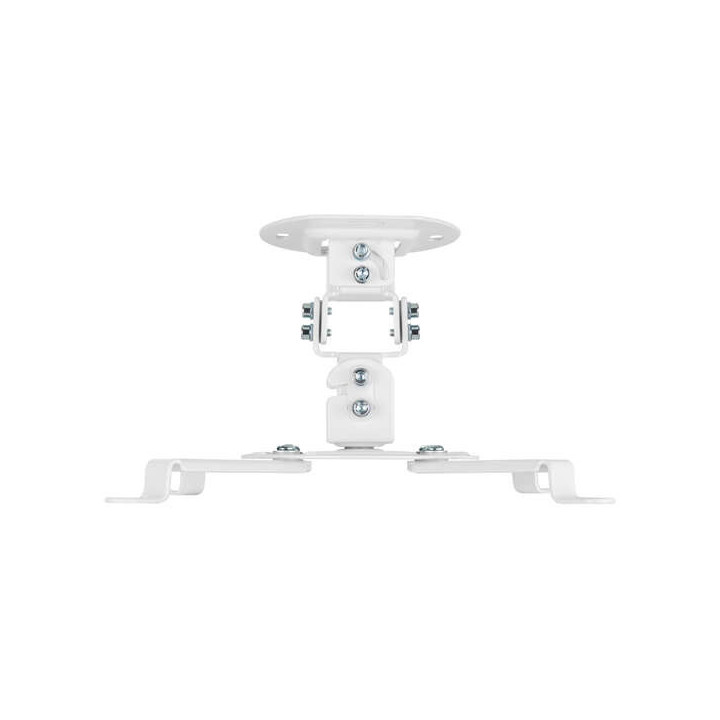 Aisens Soporte Universal Giratorio - Inclinable de Techo para Proyector - Hasta 13.5Kg - Color Blanco