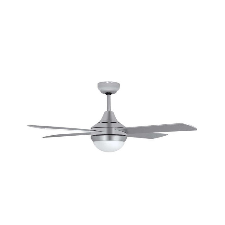 Orbegozo CPW 02120 Ventilador de Techo Acero Inoxidable - Bajo Consumo Energetico - Sistema de Ventilacion Reversible - Control