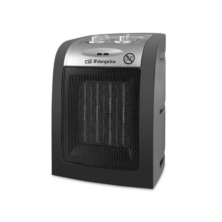 Orbegozo CR 5017 Calefactor Ceramico Compacto - Potencia Ajustable - Proteccion contra Sobrecalentamiento - Funcion Ventilador