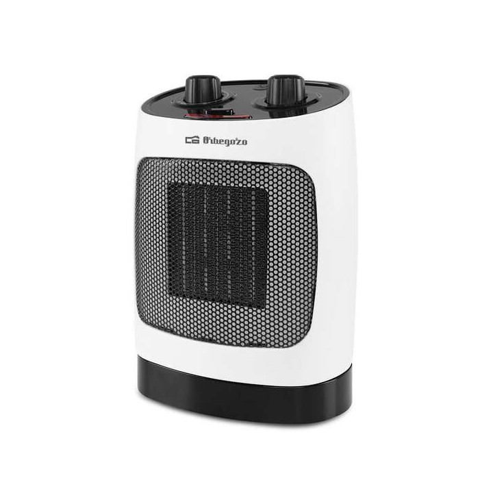 Orbegozo CR 5032 Calefactor Ceramico Compacto - Potencia 2000W - Movimiento Oscilante - 3 Modos de Funcionamiento - Proteccion