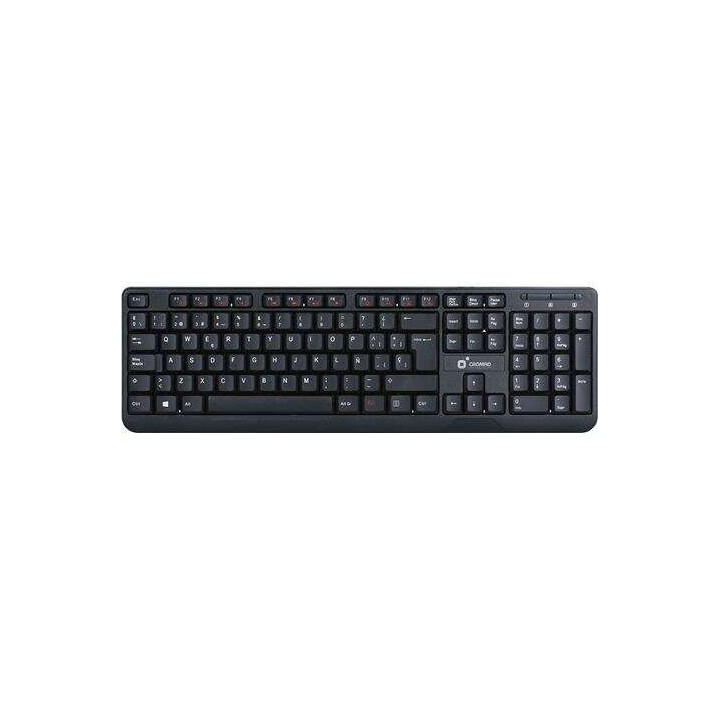 Cromad T50 Teclado Multimedia USB - Teclas FN + Multimedia - Diseño Extrafino y Tacto Suave