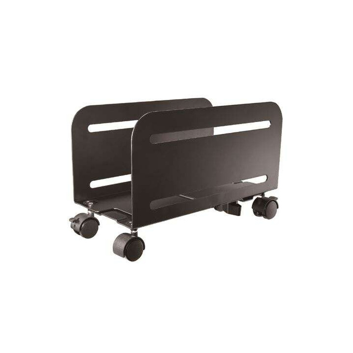 Cromad Soporte Movil para CPU - Ruedas con Freno - Ajustable desde 119 mm hasta 209 mm - Peso max. 10kg