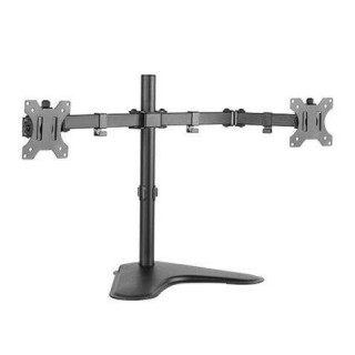 Cromad Soporte de Mesa con Brazos Articulados para 2 Monitores de 13"-32" - Giratorio e Inclinable - Gestion de Cables - VESA 1