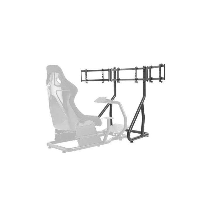 Cromad Soporte para 3 Monitores de 24" a 32" Ideal para Utilizar con Simulator Cockpit Seat - Sistema Antirrobo - Peso Max. 50k