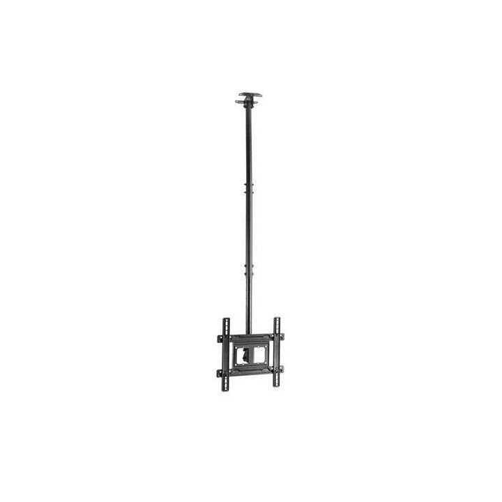 Cromad Soporte de Techo para TV de 32"-70" - Inclinable y Giratorio - Gestion de Cables - Peso Max 50kg - VESA 400x400mm