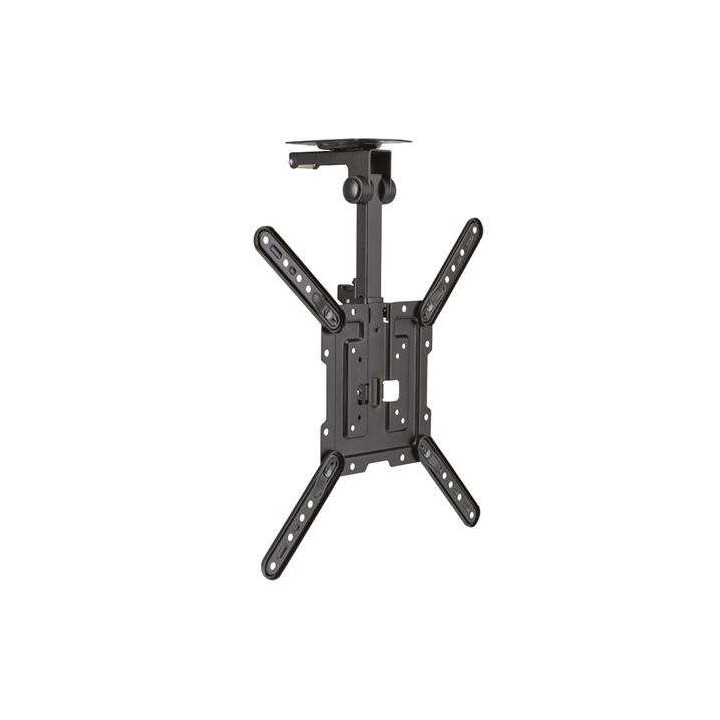 Cromad Soporte de Techo Basculante para TV de 23"-55" - Inclinable y Giratorio - Peso Max 20kg - VESA 400x400mm